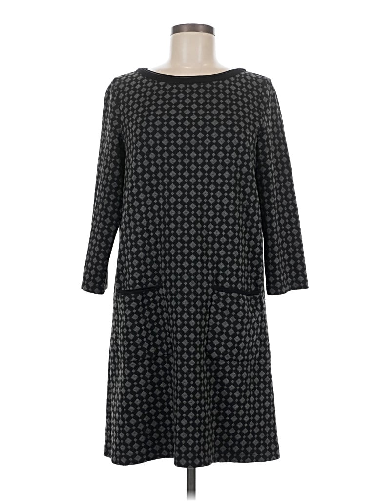 Pre-owned Max Studio Poncho In Black