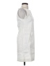 Theory Solid White Casual Dress Size 4 - photo 4
