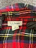 L.L.Bean 100% Cotton Plaid Red Long Sleeve Button-Down Shirt Size XL - photo 7