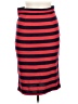 Francesca's Stripes Red Casual Skirt Size M - photo 1