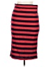 Francesca's Stripes Red Casual Skirt Size M - photo 2