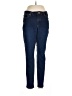 Inc Denim Solid Blue Jeans Size 12 - photo 1