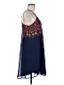Sequin Hearts 100% Polyester Paisley Blue Casual Dress Size M - photo 4