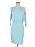 Go Couture Solid Blue Cocktail Dress Size M - photo 1