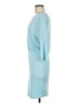 Go Couture Solid Blue Cocktail Dress Size M - photo 5