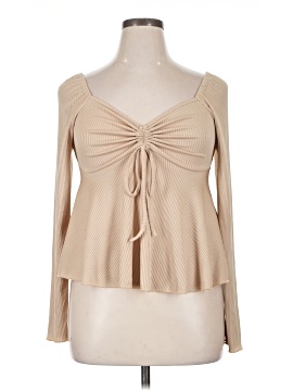 Shein Curve Long Sleeve Top