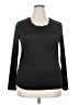 Danskin Now Black Long Sleeve Top Size XXL - photo 1