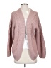 Unbranded 100% Acrylic Solid Pink Cardigan Size S - photo 1