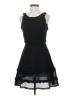 Sandro 100% Polyester Solid Black Cocktail Dress Size Sm (1) - photo 1