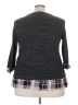 SJS Tweed Gray 3/4 Sleeve T-Shirt Size 3X - photo 2
