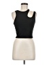 Shein Black Sleeveless T-Shirt Size 6 - photo 1