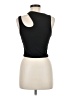 Shein Black Sleeveless T-Shirt Size 6 - photo 2