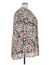 Torrid 100% Polyester Animal Print Ivory Short Sleeve Blouse Size 3X Plus (3) - photo 4