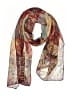Eyeful 100% Polyester Paisley Burgundy Scarf One size - photo 1