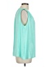 Jennifer Lopez 100% Polyester Teal 3/4 Sleeve Blouse Size L - photo 4