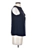 Zara Basic 100% Polyester Blue Sleeveless Blouse Size XS - photo 4