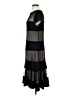Assorted Brands Stripes Black Casual Dress Size M (estimated) - photo 5