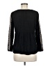 Old Navy 100% Rayon Black Long Sleeve Blouse Size M - photo 2