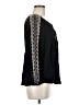 Old Navy 100% Rayon Black Long Sleeve Blouse Size M - photo 4