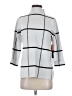 Tahari Checkered-gingham Gray Pullover Sweater Size S - photo 1