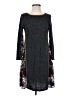 THML Paisley Gray Casual Dress Size S - photo 1