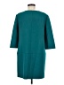 Ann Taylor Solid Teal Casual Dress Size 8 - photo 2