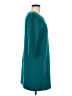 Ann Taylor Solid Teal Casual Dress Size 8 - photo 4