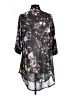 Unbranded Black 3/4 Sleeve Blouse Size L - photo 2