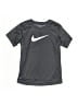Nike Silver Black Active T-Shirt Size 7 - photo 1