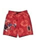Spiderman 100% Polyester Red Board Shorts Size M (kids) - photo 1