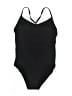 Forever 21 Solid Black One Piece Swimsuit Size L - photo 1