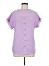 Unbranded 100% Polyester Purple Short Sleeve Blouse Size M - photo 1
