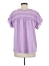 Unbranded 100% Polyester Purple Short Sleeve Blouse Size M - photo 2
