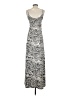 Assorted Brands Animal Print Silver Casual Dress Size 0 - photo 2