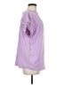 Unbranded 100% Polyester Purple Short Sleeve Blouse Size M - photo 4