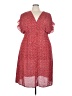 Max Studio 100% Polyester Red Casual Dress Size 3X - photo 1
