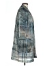 R&M Richards 100% Polyester Ombre Gray Kimono Size 10 - photo 4