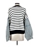 Debut Stripes White Pullover Sweater Size S - photo 2