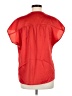 Glam 100% Polyester Red Short Sleeve Blouse Size M - photo 2