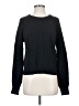 Galeries Lafayette Solid Black Pullover Sweater Size S (estimated) - photo 1