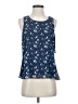 CAbi 100% Polyester Blue Sleeveless Blouse Size S - photo 1