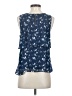 CAbi 100% Polyester Blue Sleeveless Blouse Size S - photo 2