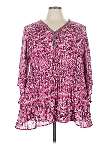 Catherines 3/4 Sleeve Blouse (view 1)