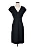 J.Crew 100% Wool Solid Black Casual Dress Size 2 - photo 1