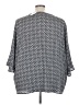 Catherines 100% Polyester Tweed Gray 3/4 Sleeve Blouse Size 4X - photo 2