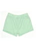 Eddie Bauer 100% Polyester Solid Green Shorts Size 14 - 16 - photo 2
