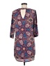 Pink Owl 100% Polyester Paisley Blue Casual Dress Size M - photo 2