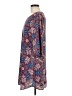 Pink Owl 100% Polyester Paisley Blue Casual Dress Size M - photo 5