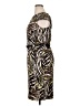 AGB Animal Print Brown Cocktail Dress Size 16 - photo 5