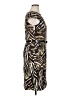 AGB Animal Print Brown Cocktail Dress Size 16 - photo 4